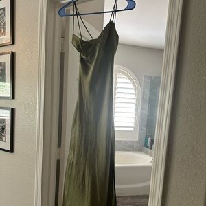 Hello Molly green long dress. NWT